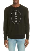 Men's Double Rainbouu Moon Merino Wool Sweater