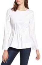 Women's Halogen Tucked Waist Top - White
