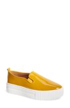 Women's Halogen Baylee Platform Slip-on Sneaker .5 M - Yellow