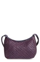 Robert Zur Small Delia Woven Leather Hobo - Metallic