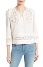 Women's Rebecca Taylor Adeline Eyelet Embroidered Top