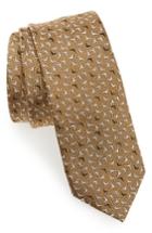 Men's Lanvin Logo Silk Skinny Tie