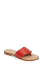 Women's Johnston & Murphy Raney Flip Flop M - Red