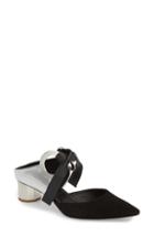 Women's Proenza Schouler Grommet Pointy Toe Mule Us / 40eu - Metallic