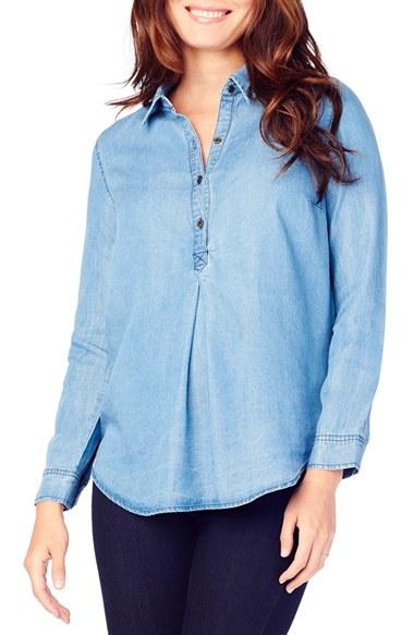 Women's Ingrid & Isabel Pleated Maternity Top