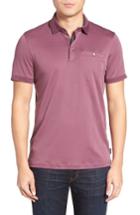 Men's Ted Baker London Charmen Jersey Polo (m) - Purple