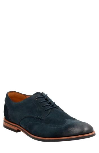 Men's Clarks Broyd Wingtip .5 M - Blue