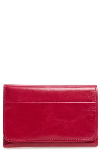 Women's Hobo 'jill' Trifold Wallet - Orange