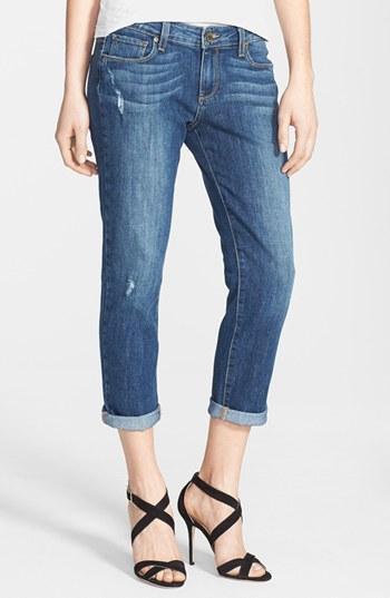 Paige Denim 'jimmy Jimmy' Distressed Crop Jeans (luca) Womens Luca