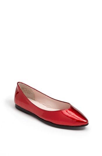 Ruby & Bloom 'standout' Flat (little Kid & Big Kid) Ruby Red Patent