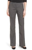Women's Boss Tulea3 Plaid Stretch Wool Suit Trousers - Grey