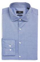 Men's Boss Slim Fit Check Dress Shirt .5 - Blue
