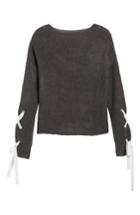 Women's Madison & Berkeley Laced Sleeve Sweater