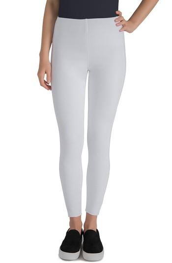 Women's Lysse Step Hem Denim Leggings - White