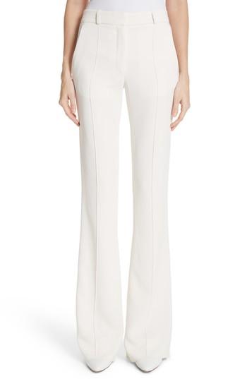 Women's Victoria Beckham Flare Pants Us / 8 Uk - White