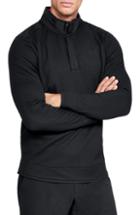Men's Under Armour Storm Sweaterfleece Snap Mock Neck Pullover - Black