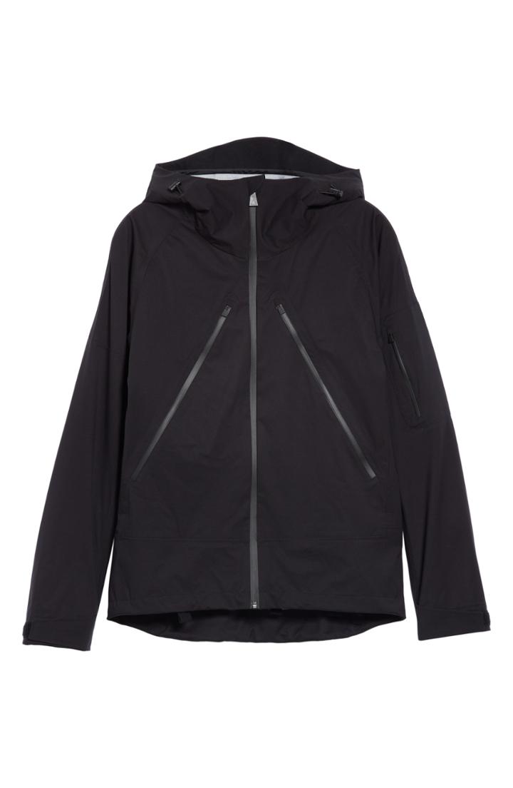 Men's Aztech Mountain Hayden Hooded Waterproof Shell Jacket - Black