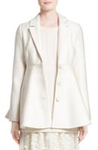 Women's Co Satin A-line Jacket - Ivory