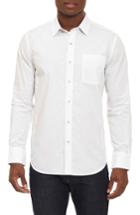 Men's Robert Graham Groves Tailored Fit Sport Shirt, Size - White