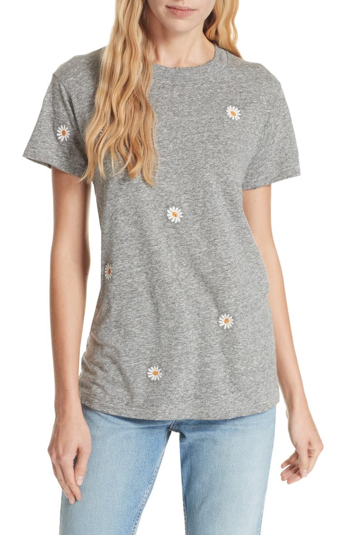 Women's The Great. The Embroidered Slim Tee