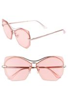 Women's Seafolly Diamond Bay Oversize 63mm Sunglasses - Candy