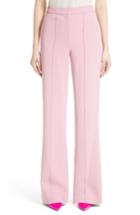 Women's Adam Lippes Stretch Cady Wide Leg Trousers - Pink