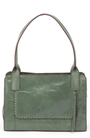 Hobo Splendor Leather Satchel - Green
