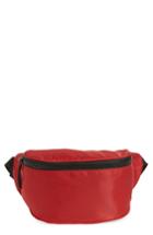 Bp. Oversized Printed Waist Bag - Red