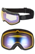 Women's Electric Eg2 Snow Goggles - Matte Black/ Yellow Blue