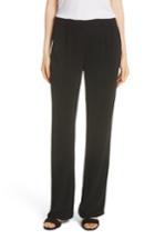 Women's Eileen Fisher Straight-leg Trousers - Black