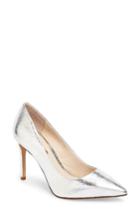 Women's Louise Et Cie Joye Pointy Toe Pump .5 M - Metallic