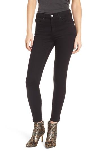 Women's Topshop Leigh Ankle Skinny Jeans X 32 - Black