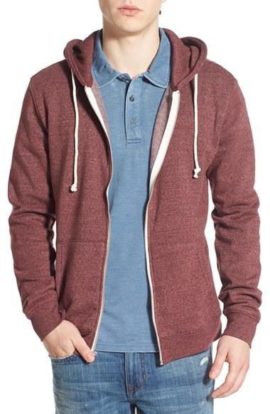 Men's Threads For Thought Trim Fit Heathered Hoodie - Red