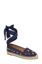 Women's Aquazurra Cosmic Star Espadrille Us / 36eu - Blue