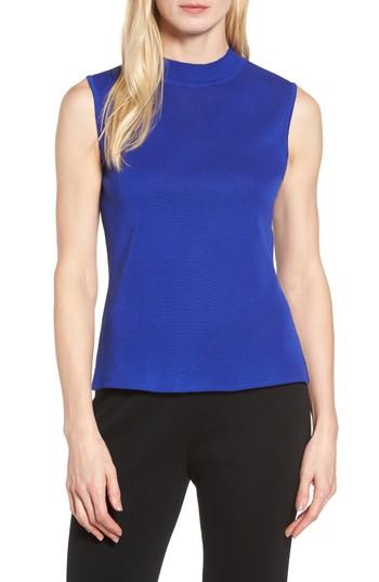 Women's Ming Wang Mock Neck Knit Tank
