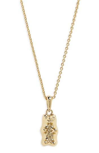 Women's Tory Burch Gummy Bear Delicate Pendant Necklace