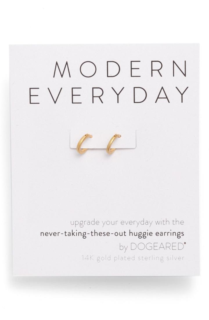 Women's Dogeared Modern Everyday Huggie Earrings
