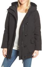 Women's Canada Goose Finnegan 625-fill Power Down Parka With Genuine Shearling Hood Lining (2-4) - Black