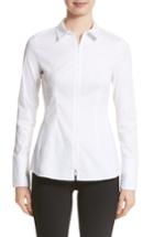 Women's Lafayette 148 New York Kia Stretch Cotton Blouse