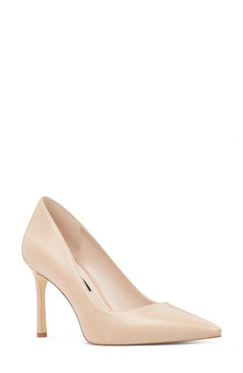 Women's Nine West Emmala Pointy Toe Pump M - Beige