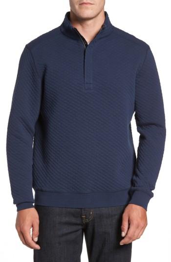 Men's Tommy Bahama Quiltessential Quarter Zip Pullover