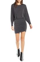 Women's Something Navy Ruched Detail Dress - Grey
