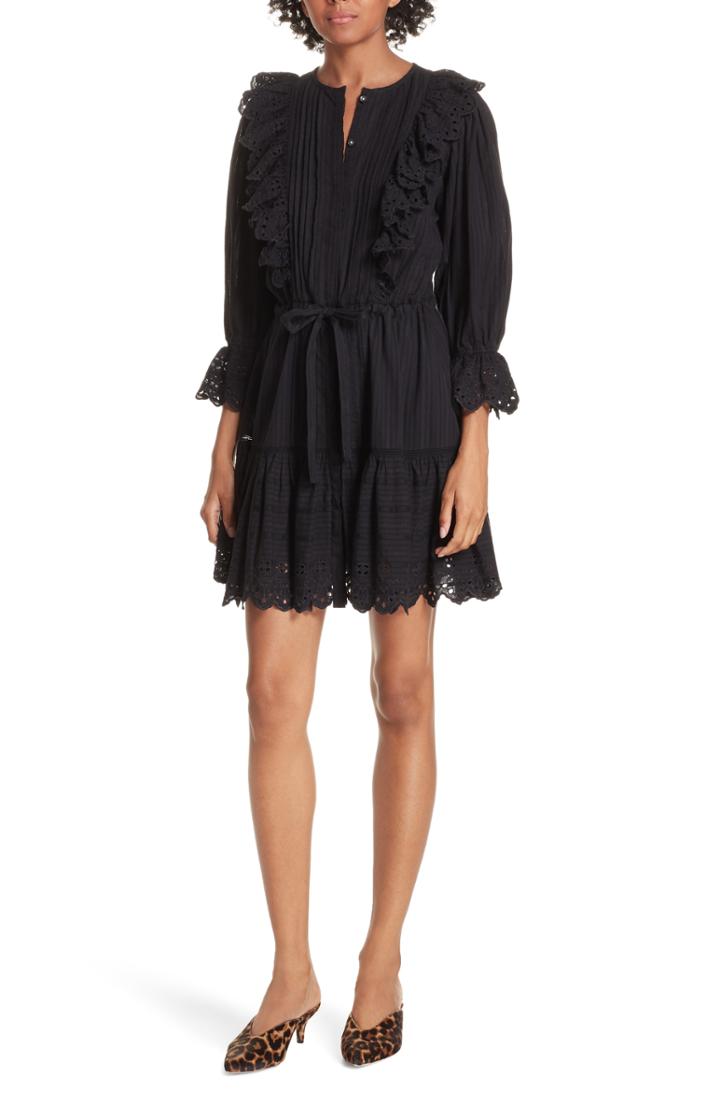 Women's Vince Camuto Autumn Botanical Dolman Sleeve Shift Dress