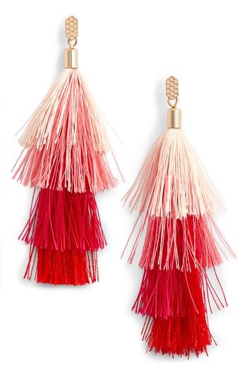 Women's Rebecca Minkoff Stacked Tassel Earrings