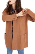 Women's Madewell Spencer Sweater Coat, Size - Brown