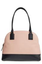Kate Spade New York Young Lane - Small Anika Leather Dome Satchel - Beige