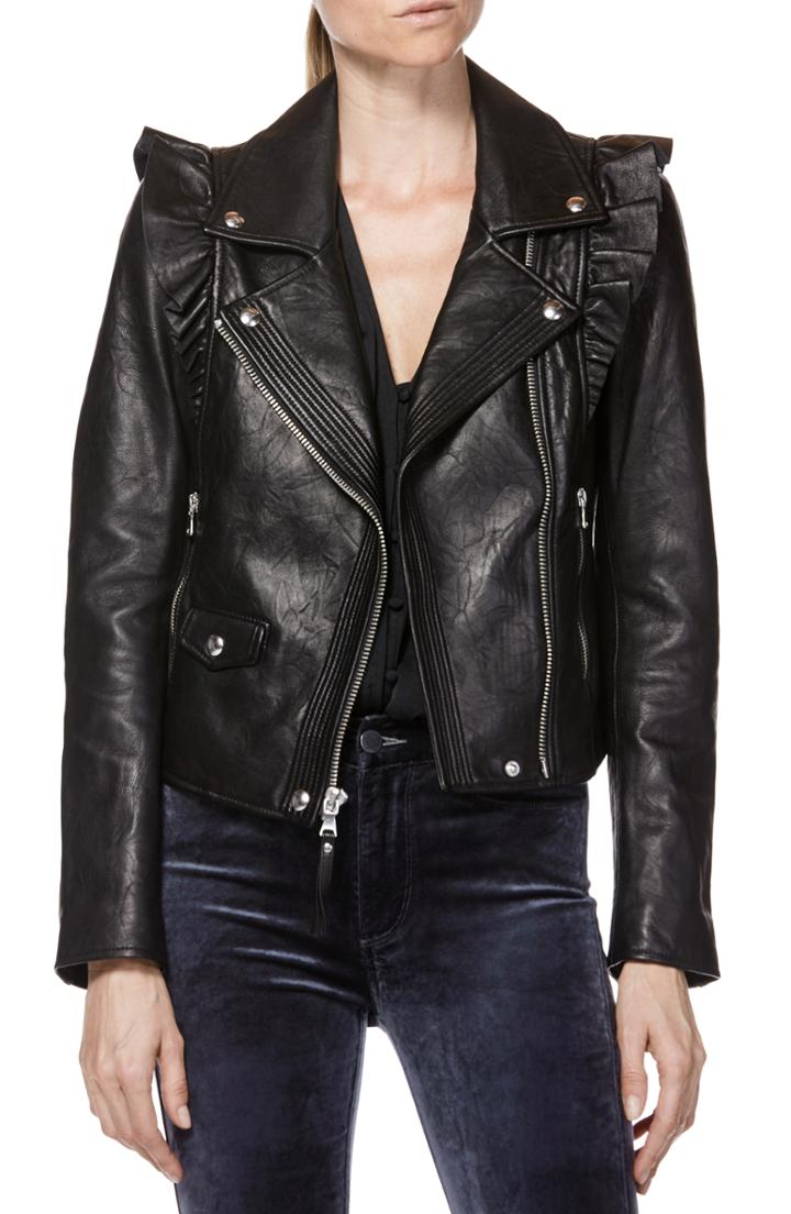 Women's Paige Annika Leather Moto Jacket