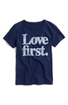 Women's J.crew Love First Tee, Size - Blue