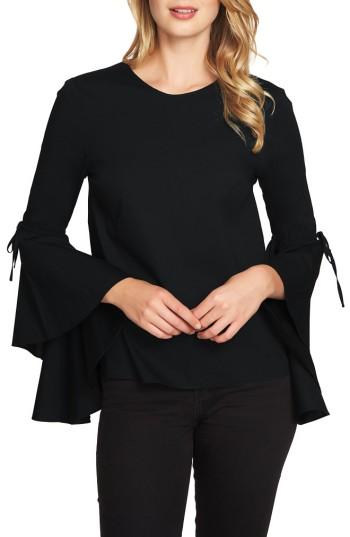 Women's 1.state Cascade Sleeve Top - Black