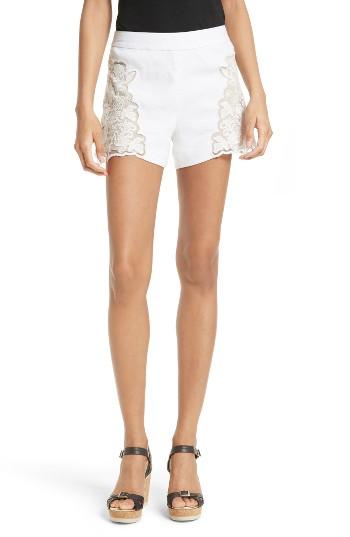 Women's Alice + Olivia Marisa Linen Blend Shorts